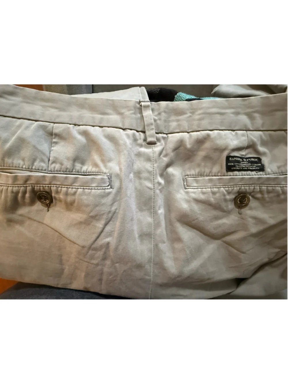 Banana Republic Aiden Slim Chino Pants Gray 34x32